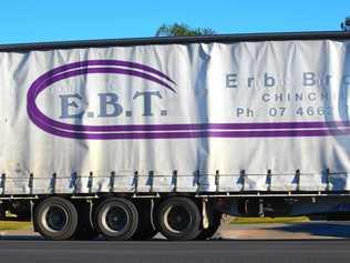 IN LIQUIDATION: Erb Brother's Transport truck seen in Chinchilla. Picture: Madison Watt