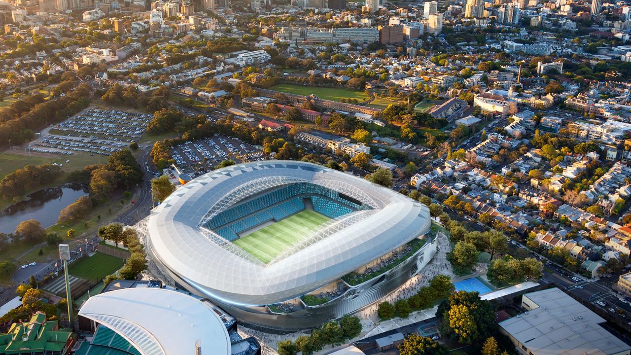 Plans for the new stadium have been fraught with controversy. Picture: AAP Image/Supplied by NSW Government