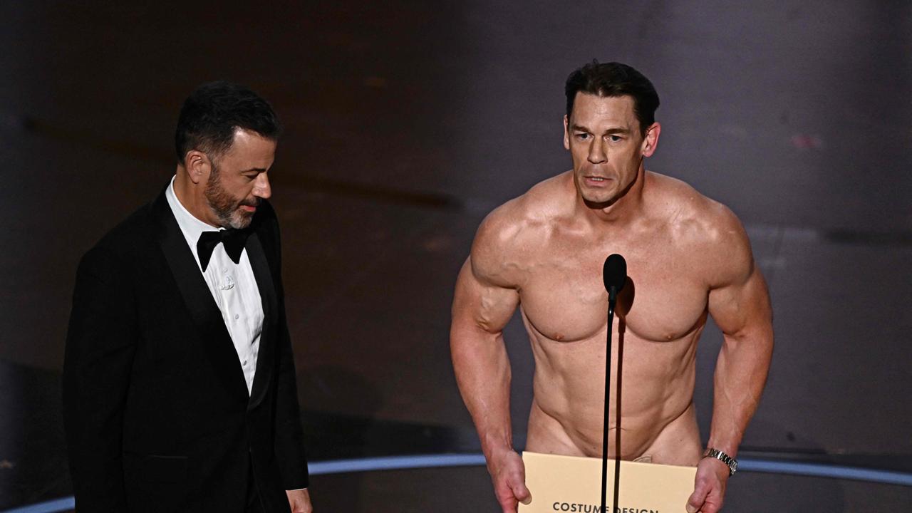 Oscars 2024 John Cena appears naked onstage during streaker skit