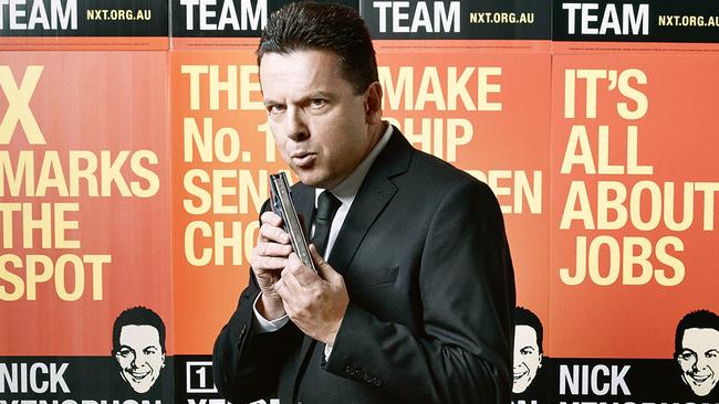 Nick Xenophon’s new party could win three Senate spots in SA, with an outside possibility of picking up a fourth or even a seat in another state. Picture: GQ Australia