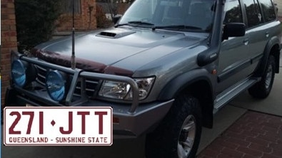 The car has Queensland plates 271 JTT. Picture: Supplied