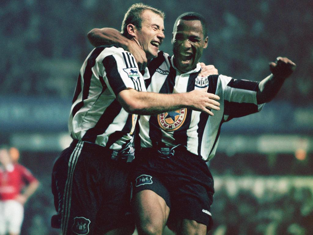 Les Ferdinand has had an illustrious career, playing with Alan Shearer and moving on to management positions, an option he believes is too rare for black footballers. Picture: Ben Radford/Hulton Archive