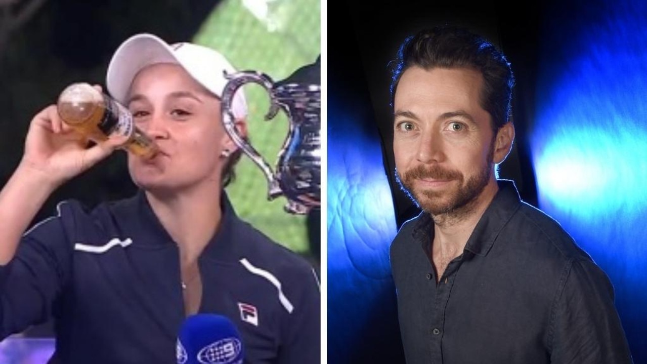 Ash Barty and James Mathison.