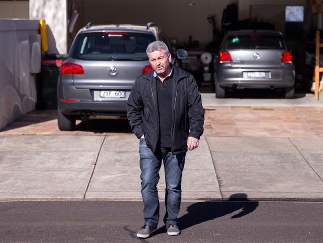 Borce Ristevski faces a Christmas far different to his usual celebrations at his million-dollar Avondale Heights home. Picture: Mark Dadswell