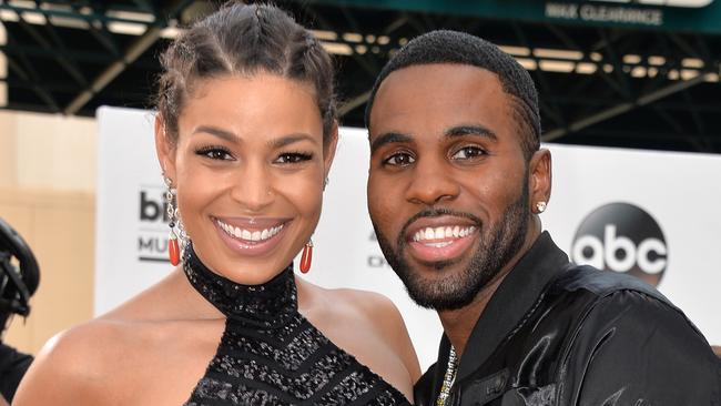 Happier times ... Singers Jordin Sparks (L) and Jason Derulo attend the 2014 Billboard Music Awards at the MGM Grand Garden Arena in Las Vegas. Picture: Frazer Harrison/Getty Images