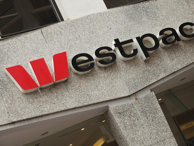 Brisbane, Australia - August 17, 2011: Westpac is one of the four major banking institutions in Australia. This is Westpac\\'s logo on a building in downtown Brisbane, Australia.