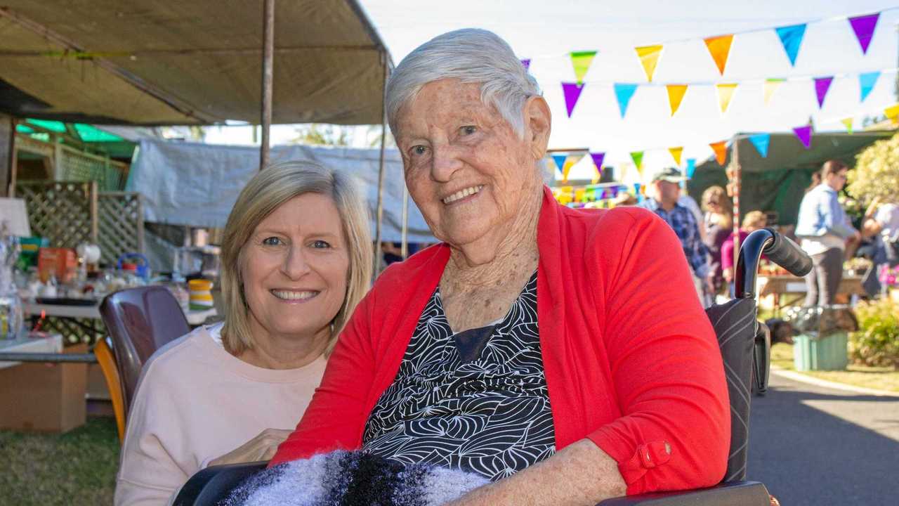 GOOD FUN: Jenny-Lyn Stokes and Daph Head enjoyed checking out all the stall at the 2019 Tabeel Fete on Saturday. Picture: Dominic Elsome