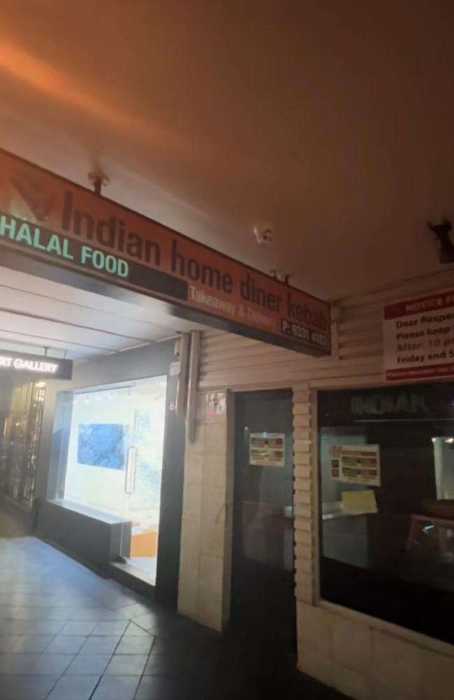 Indian Home Diner is an Oxford Street institution. Picture: TikTok