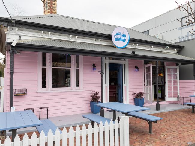 NEWTOWN, VIC - SEPTEMBER 7TH, 2023 - Paige Gailius and Allan Heyne have renovated the former Bobby Dre's cottage in Pakington St and turned into a toasty joint called We Are The Press. Photo : Ginger + Mint