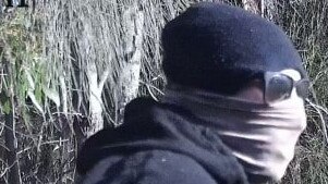 Police want to speak to this man following a speed camera attack on Anzac Day. Picture: Victoria Police