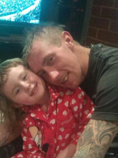 Matthew Leonard and his daughter Ruby. Picture: Supplied