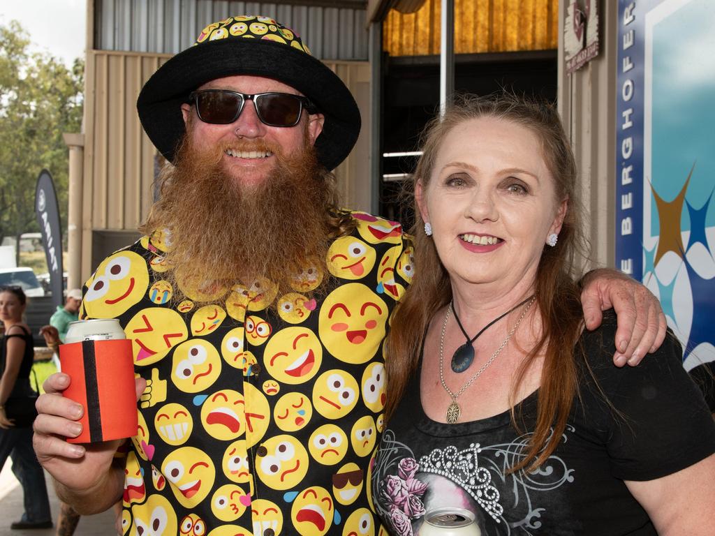 Paul Calam and Tracey Smith. Meatstock - Music, Barbecue and Camping Festival at Toowoomba Showgrounds.Saturday March 9th, 2024 Picture: Bev Lacey