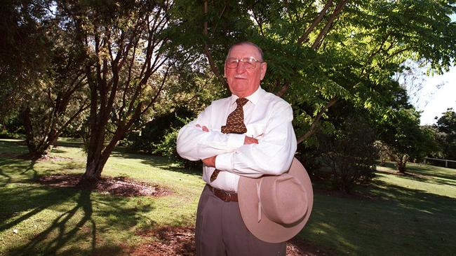 Arthur Earle at the property in 1995.