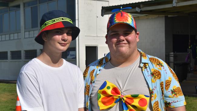 Trent and Thomas McPherson at the 2021 Ipswich Relay for Life. Picture: Jessica Baker / The Queensland Times
