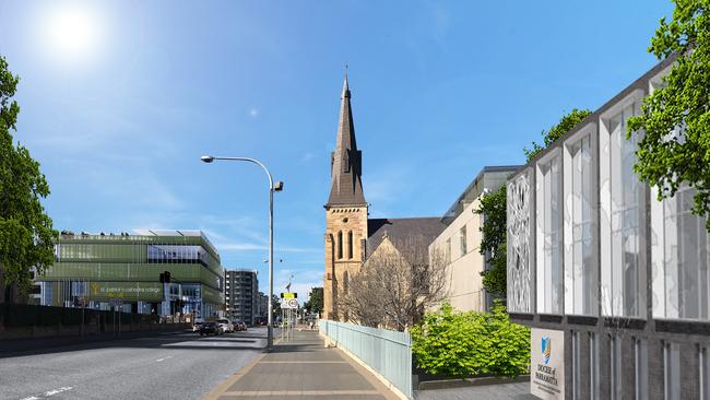 Church Office Administration Building and St Patrick's Cathedral College to be built as part of St Patrick's Quarter by the Diocese of Parramatta