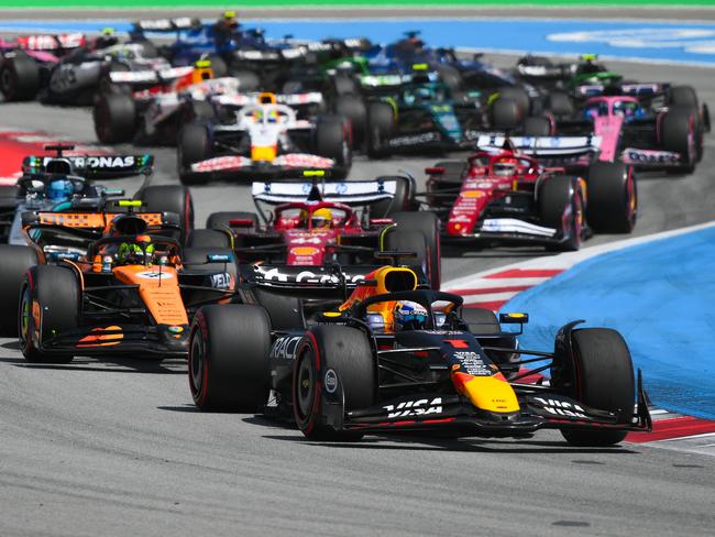 Max Verstappen in action at the Spanish Grand Prix. Picture: David Ramos/Getty Images