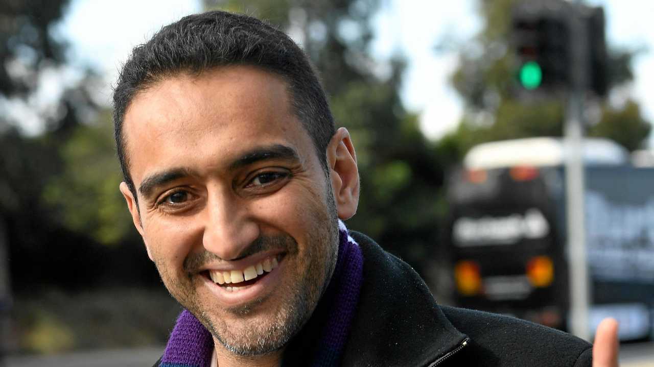 STORM IN A TEACUP: TV presenter and sport lover Waleed Aly caused a stir when an inaccurate report said he was consulted for AFL rule changes. Picture: JOE CASTRO