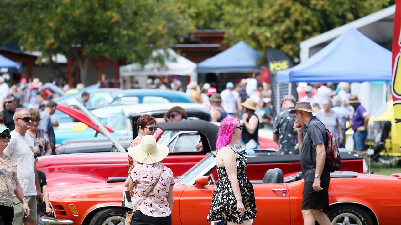 Attendees at CromeFest at The Entrance. Picture: Sue Graham