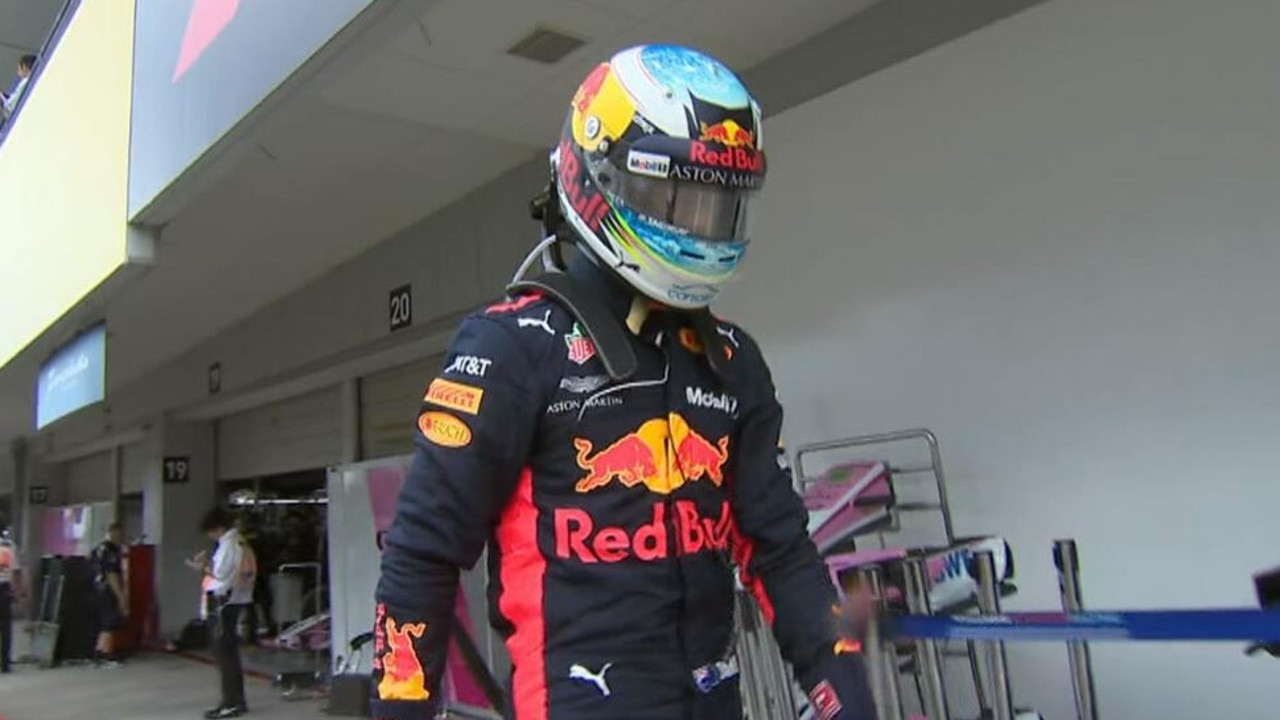 Daniel Ricciardo was left fuming after his Red Bull power woes returned during qualifying at the Japanese Grand Prix.
