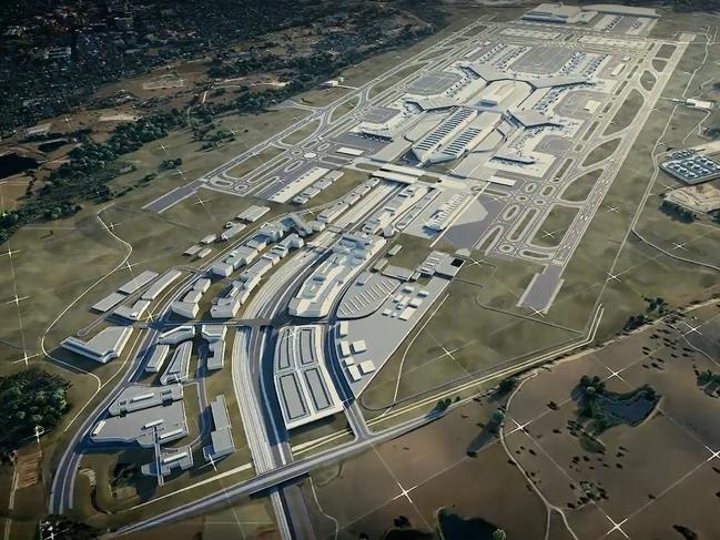 The airport will open in 2026.