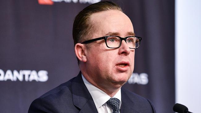 Qantas CEO Alan Joyce slammed the state government.