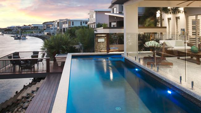 The home at 34 Palladium Blvd, Hope Island which Chris and Aysha Bonnitcha sold for $1.5 million in May 2015. The home was finished two years earlier. In April, 2015, a company Ms Bonnitcha was a director, went into liquidation. Photo: Supplied