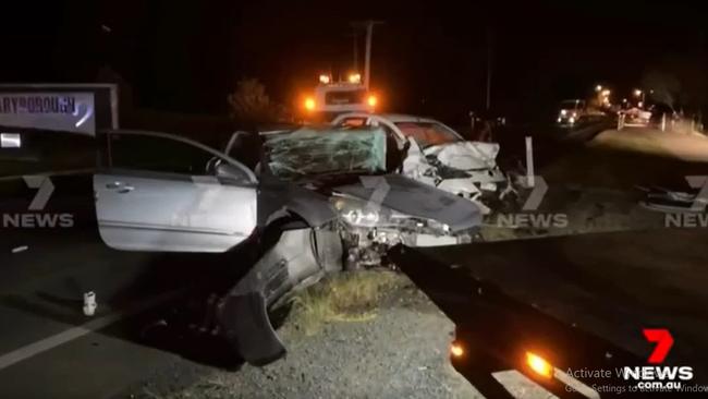 A horrific car crash in Maryborough killed three women and left a fourth in critical condition. Photo: 7 News.