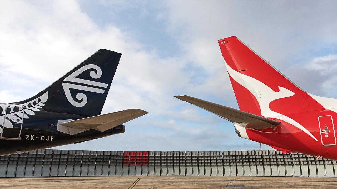 Qantas and Air New Zealand will operate about 100 flights each per week. Picture : NCA NewsWire / Ian Currie