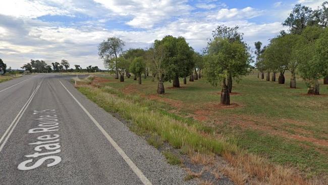 A woman has been left with a head injury and possible spinal injuries after her car rolled over near Jack Coe Park on Mundubbera-Durong Rd on Sunday.