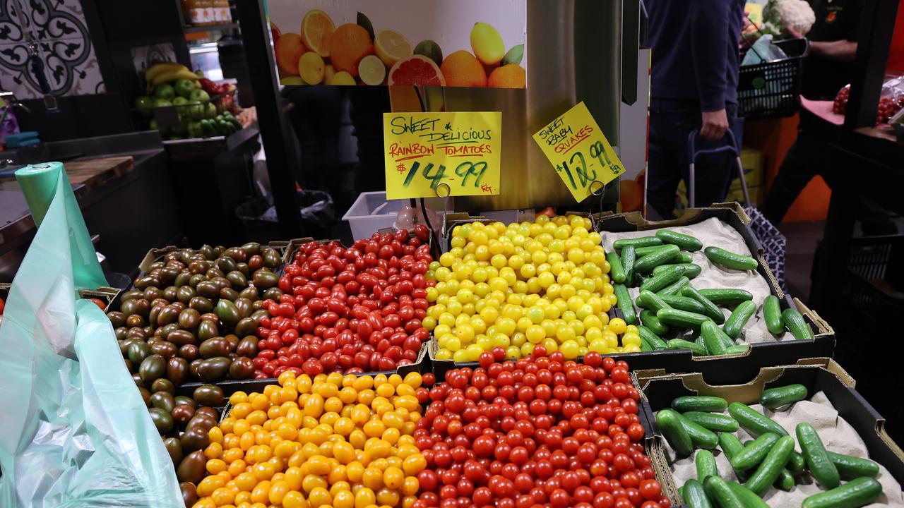 The cost of fruit and vegetables has soared. Picture: NCA NewsWire / David Mariuz