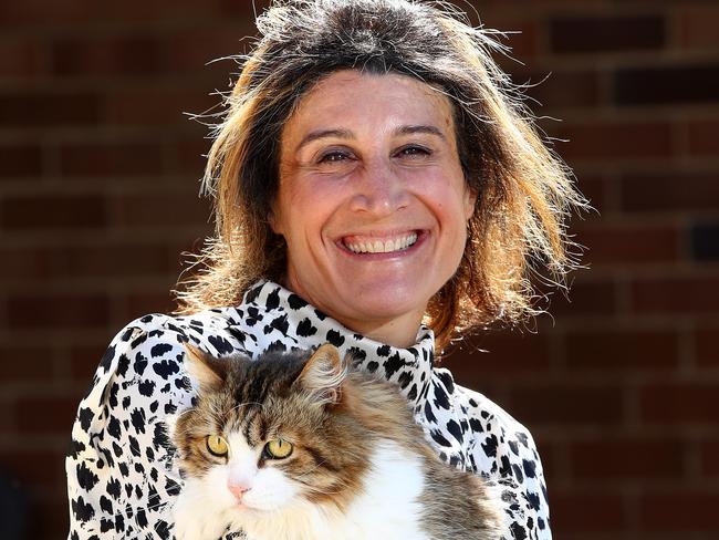 Smart Daily's new Vet columnist Dr Magdoline Awad is the chief veterinary officer at Greencross Vets. Magdoline with her cat Rexa. Picture: Toby Zerna