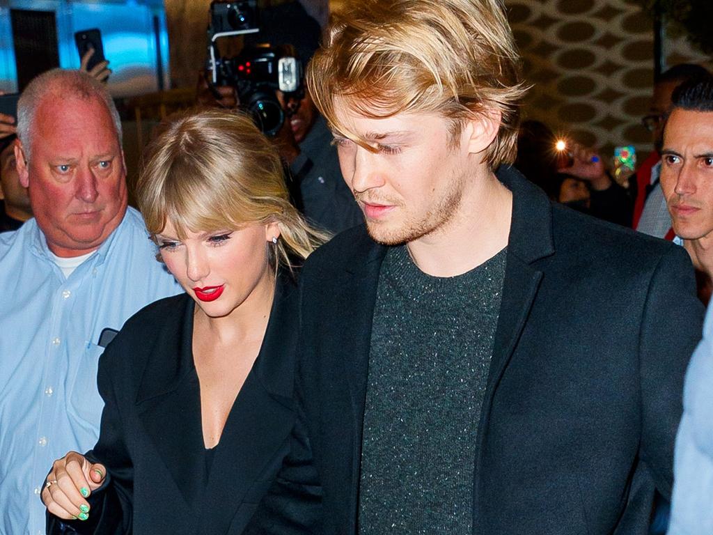 Taylor Swift and Joe Alwyn’s split broke news in early April. Picture: Jackson Lee/GC Images