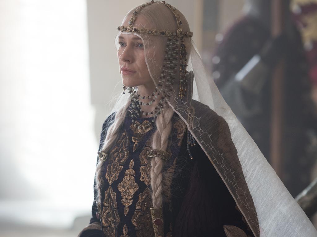 Naomi Watts as Queen Gertrude.