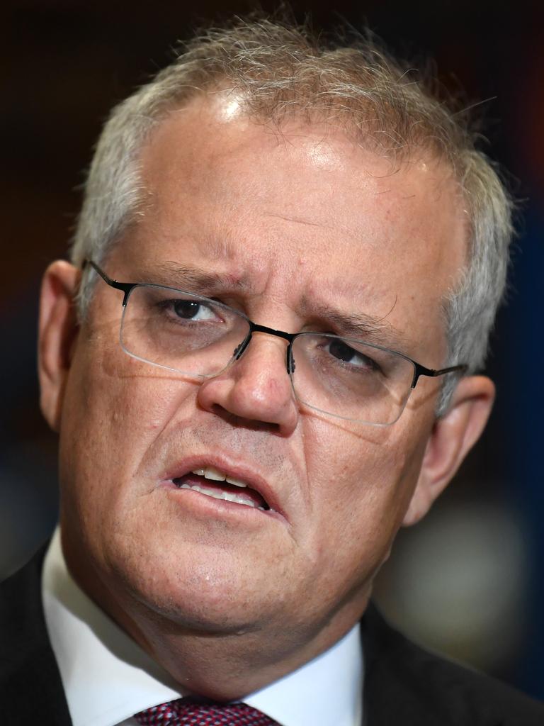 Prime Minister Scott Morrison has doubled down on his ultra-cautious border approach. Picture: NCA NewsWire/Dan Peled