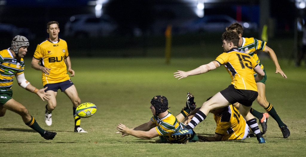 Todd Daniels, Darling Downs. Rugby Union, Cattleman's Cup, Darling Downs vs Central Qld Brahmans. Saturday, 3rd Mar, 2018. Picture: Nev Madsen