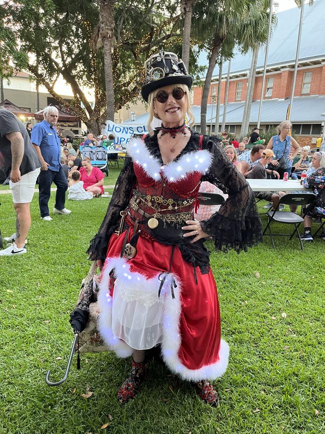 Mary of the Borough, also Mary Christmas, at the annual street party.