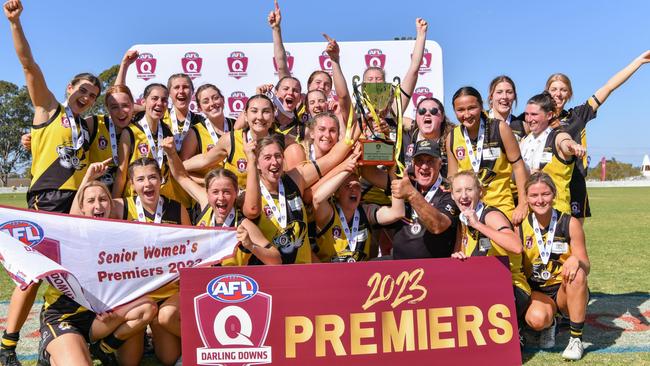 Toowoomba Tigers won the Women's AFL Darling Down grand final. Picture: Supplied