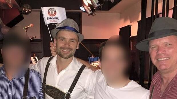 Patrick Beaman (left) and Fred Whitman (far right). Both men were involved in sharing nude pics of a female ADF member without her knowledge. Picture: Facebook