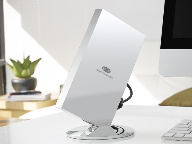 Seagate’s LaCie Chrome offers 1 Terabyte of high fashion storage for $2399.