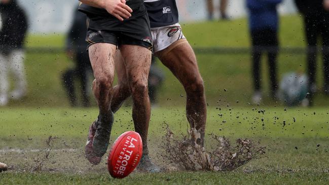 The rain made for horrible conditions. Photo: Hamish Blair