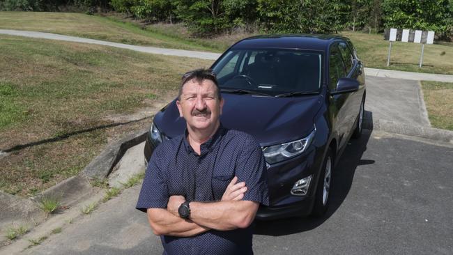 Anti-crime advocate Paul Drabble at a popular stolen car dumping area in White Rock will host a Zoom crime crisis meeting on Wednesday to discuss protection of the elderly and a citizens' force to assist police combat crime. Picture: Peter Carruthers