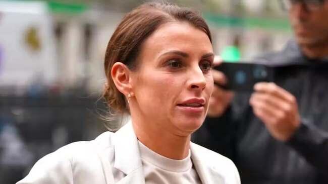 Coleen Rooney arrives in court.