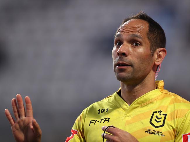 Ashley Klein will referee next week’s State of Origin opener. Picture: Mark Kolbe/Getty Images