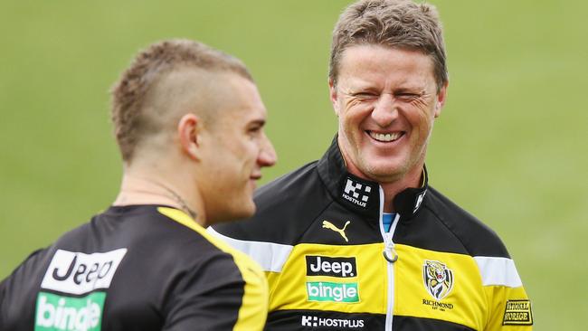 Damien Hardwick is yet to sign to become Gold Coast coach. Picture: Michael Dodge/Getty Images.