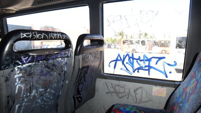 The Sydney CBD, Ryde and Western Sydney are among those areas likely to have a high rate of public transport vandalism. Picture: Kylie Else