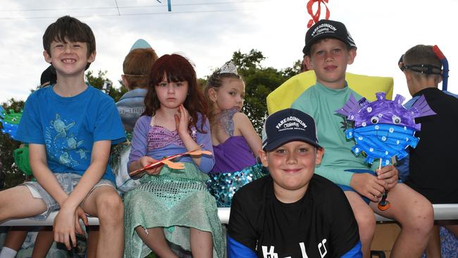 Ingham State Primary School. Photographs from the Maraka Festival Street Parade around the Ingham central business district on Saturday. In an ‘Under the Sea’-themed celebration of all things Hinchinbrook, school students, community organisations, emergency responders and contestants vying for the prized Queen and Princess titles paraded around Rotary Park in the centre of the town. Picture: Cameron Bates