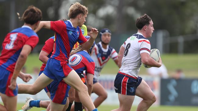 Duncan Gatt-Smith on the charge. Picture: Sue Graham