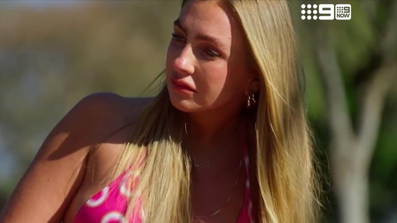 Eden revealed that Sara met up with her ex behind Tim's back. Picture from Channel 9.