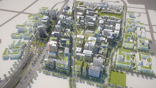 Campbelltown Council’s vision for the CBD as part of ‘Australia’s greenest city’.