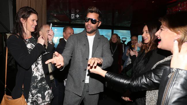 Ricky Martin The Voice finale at Eureka Skydeck